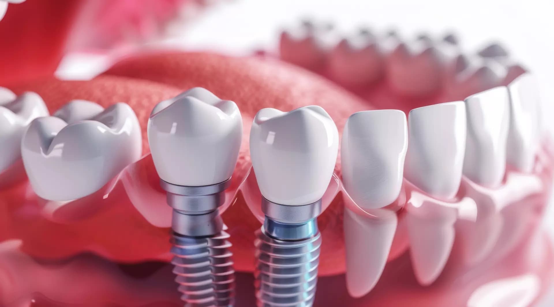 Dental implants model